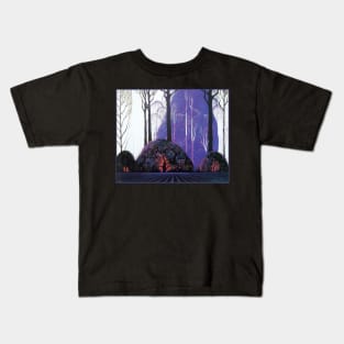 Eyvind Earle Master of the trees Kids T-Shirt